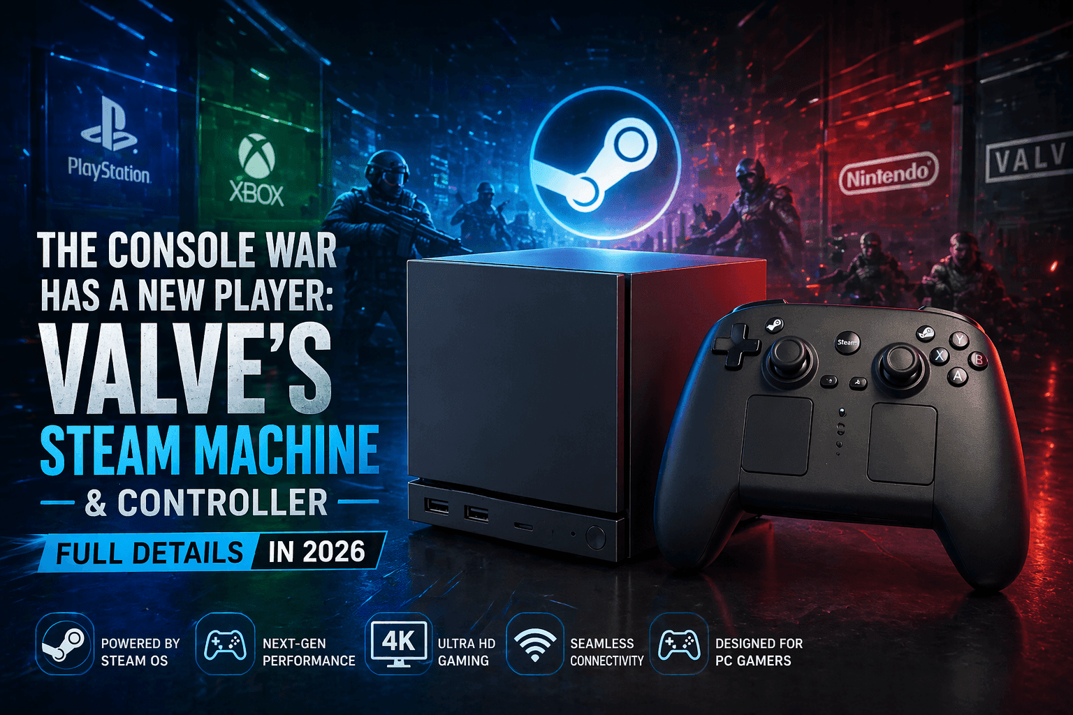 Valves Steam Machine, TechMilkyway