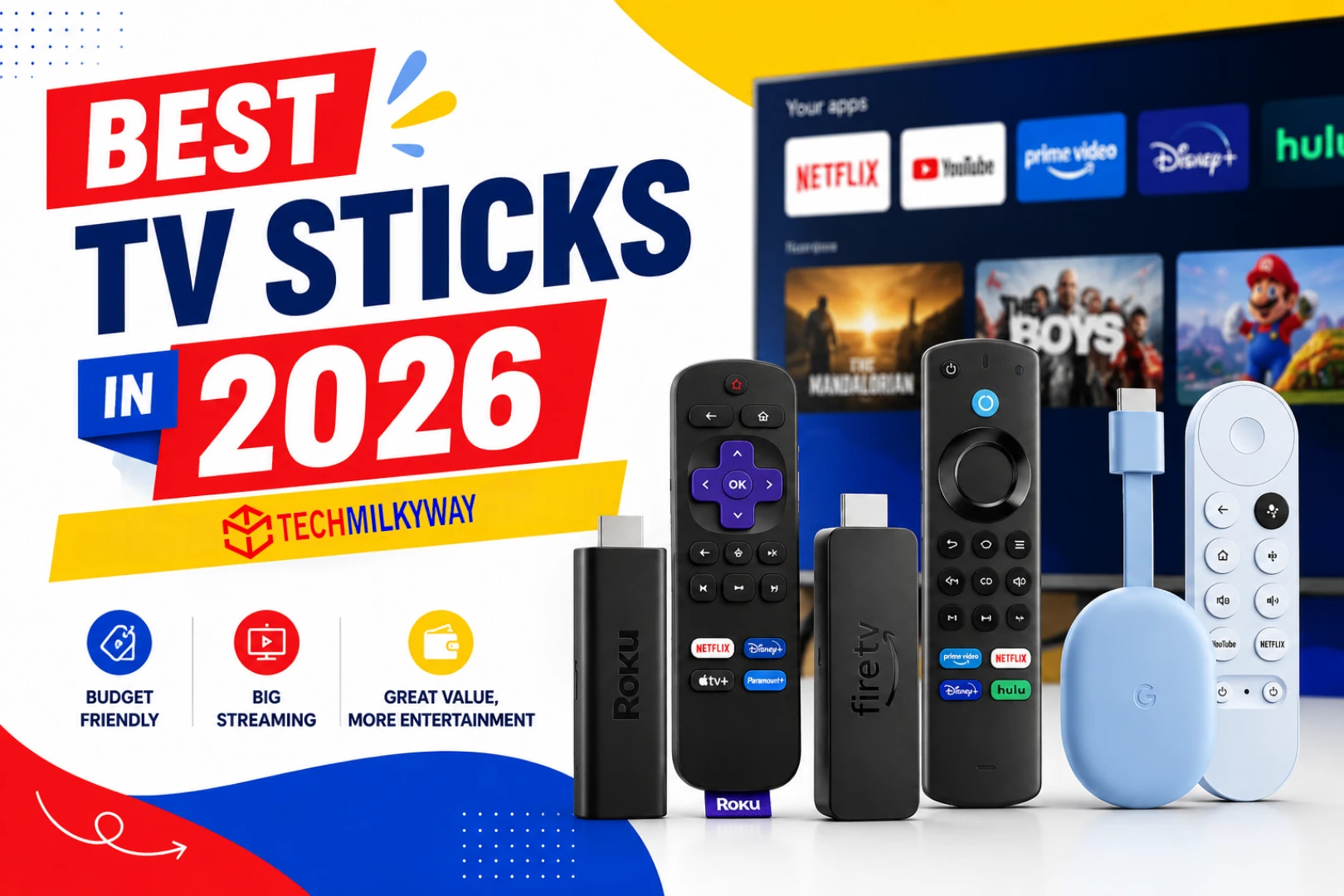 best tv sticks in 2026, techmilkyway
