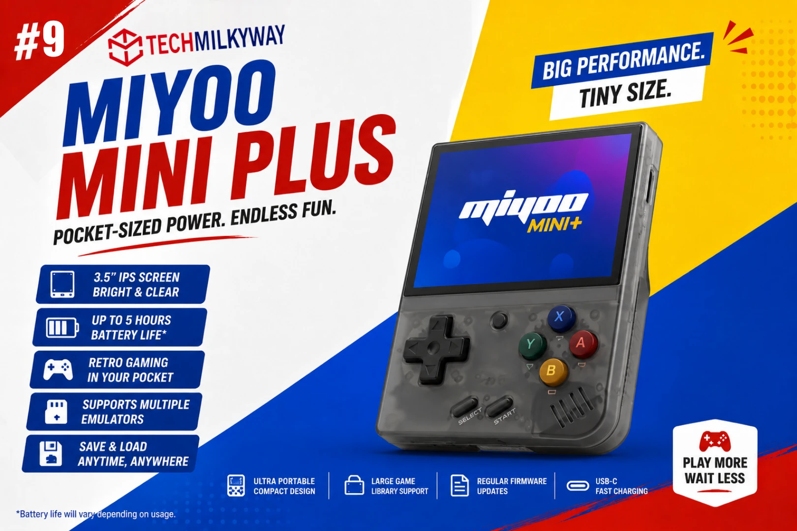 Best handheld gaming consoles in 2026 ranked by TechMilkyWay including Steam Deck OLED Nintendo Switch 2 and ROG Xbox Ally X
