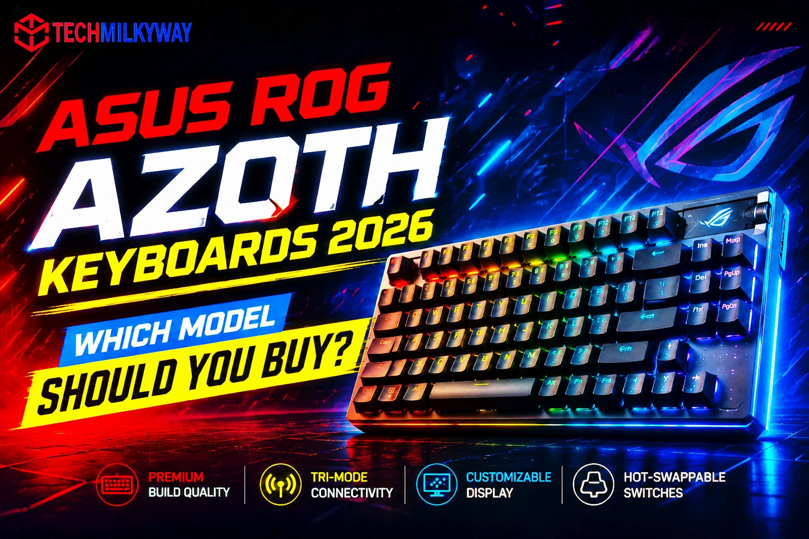ASUS ROG Azoth keyboard series 2026 comparison — TechMilkyWay