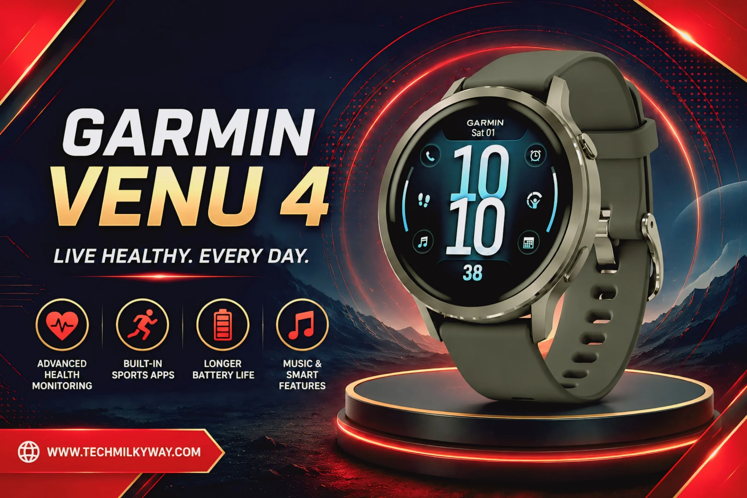 Best Garmin Smartwatch in 2026 by Techmilkyway