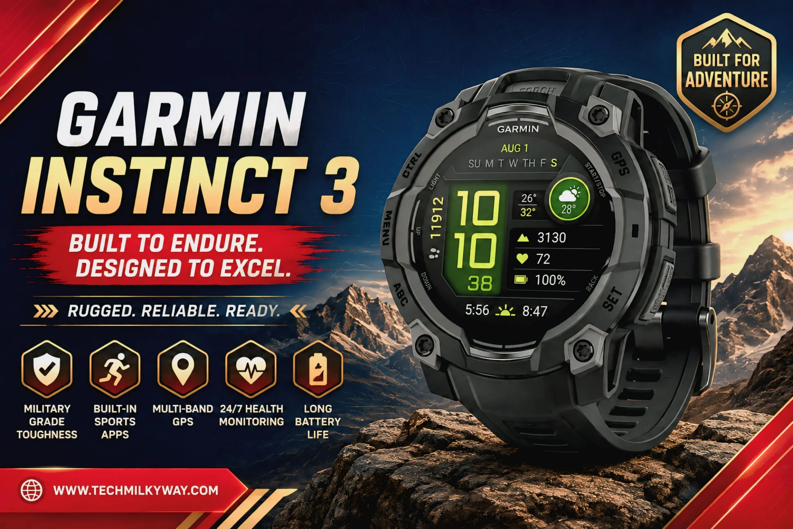 Best Garmin Smartwatch in 2026 by Techmilkyway