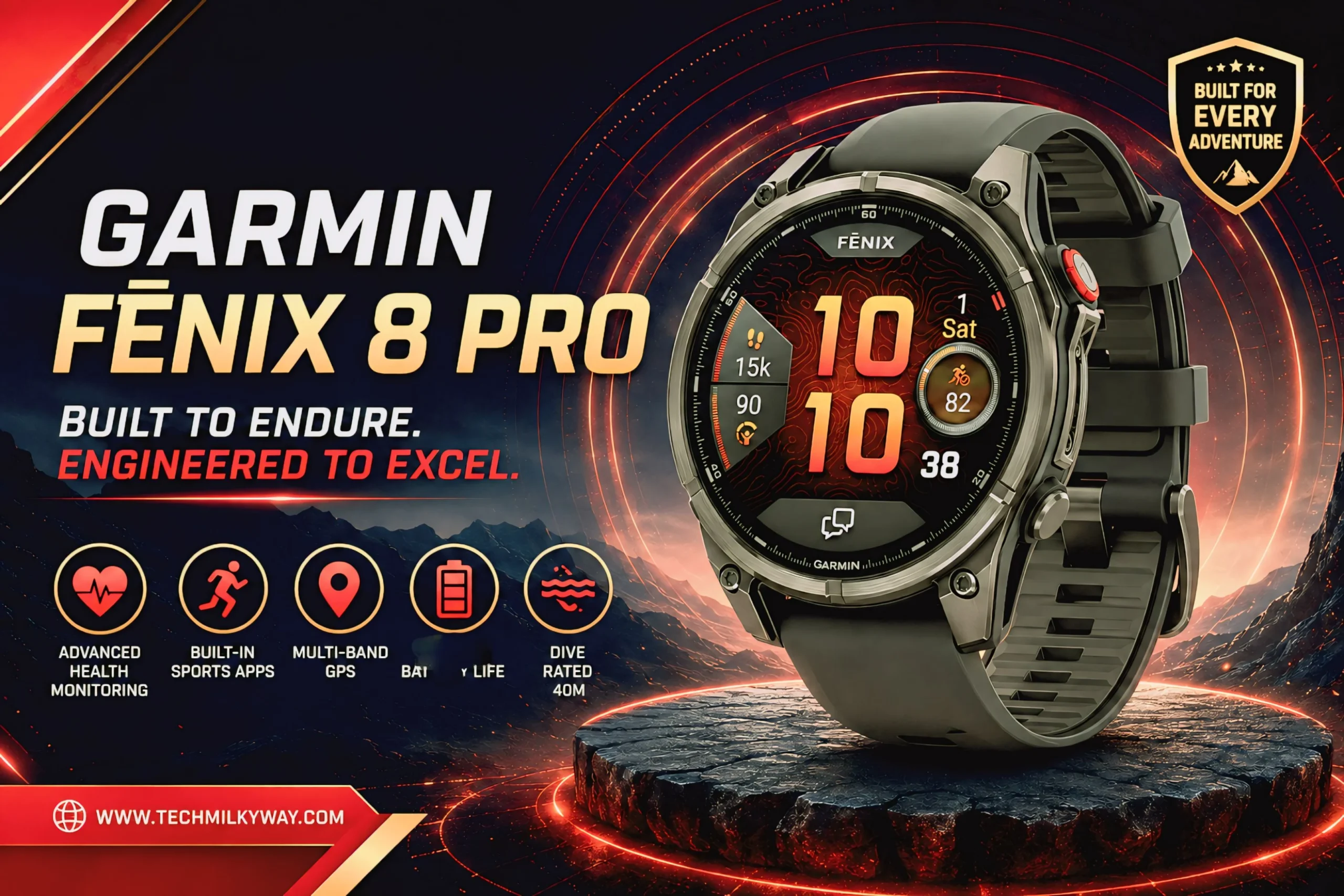 Best Garmin Smartwatch in 2026 by Techmilkyway
