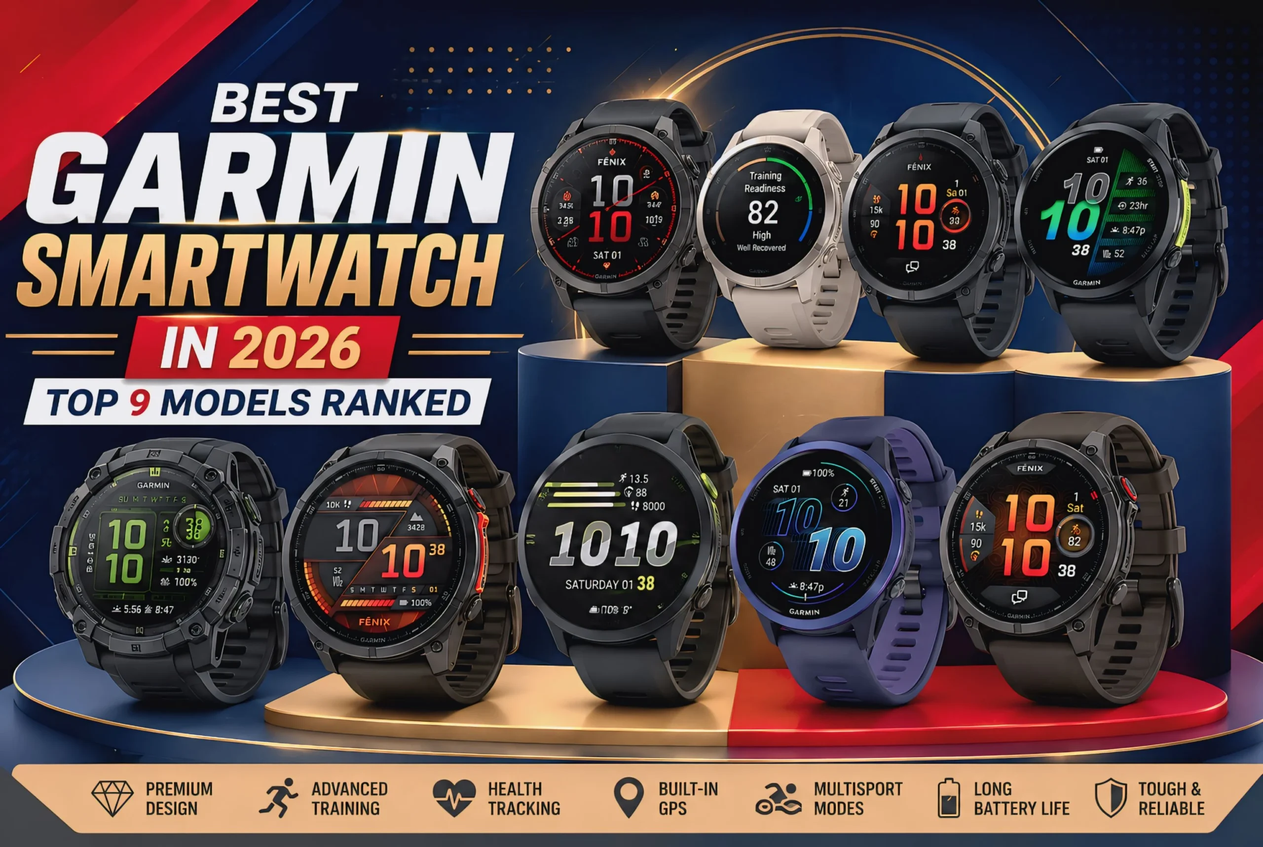 Best Garmin Smartwatch in 2026 by Techmilkyway