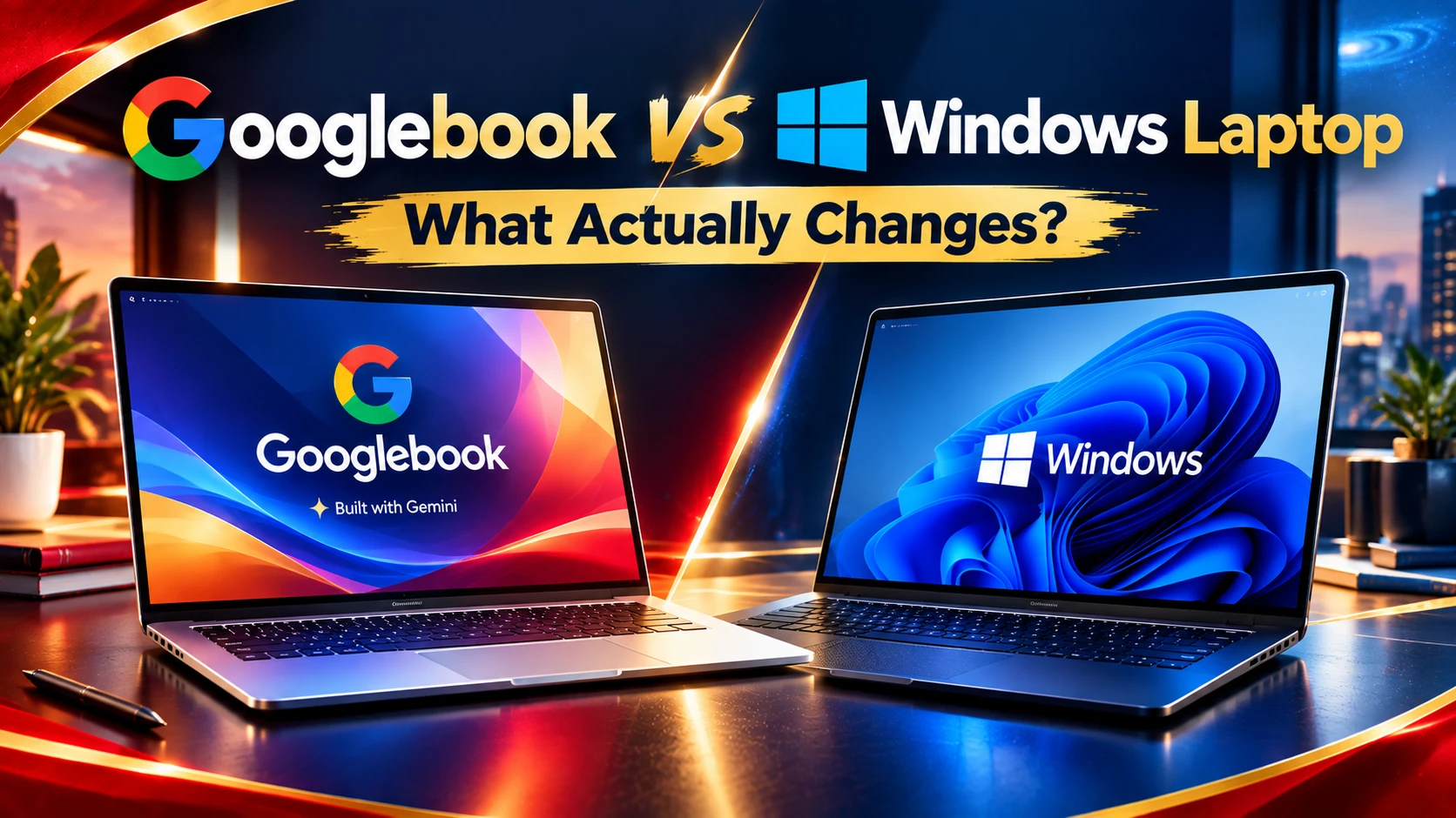 Googlebook vs Chromebook vs Windows laptop, Techmilkyway, Techmilkyway.com