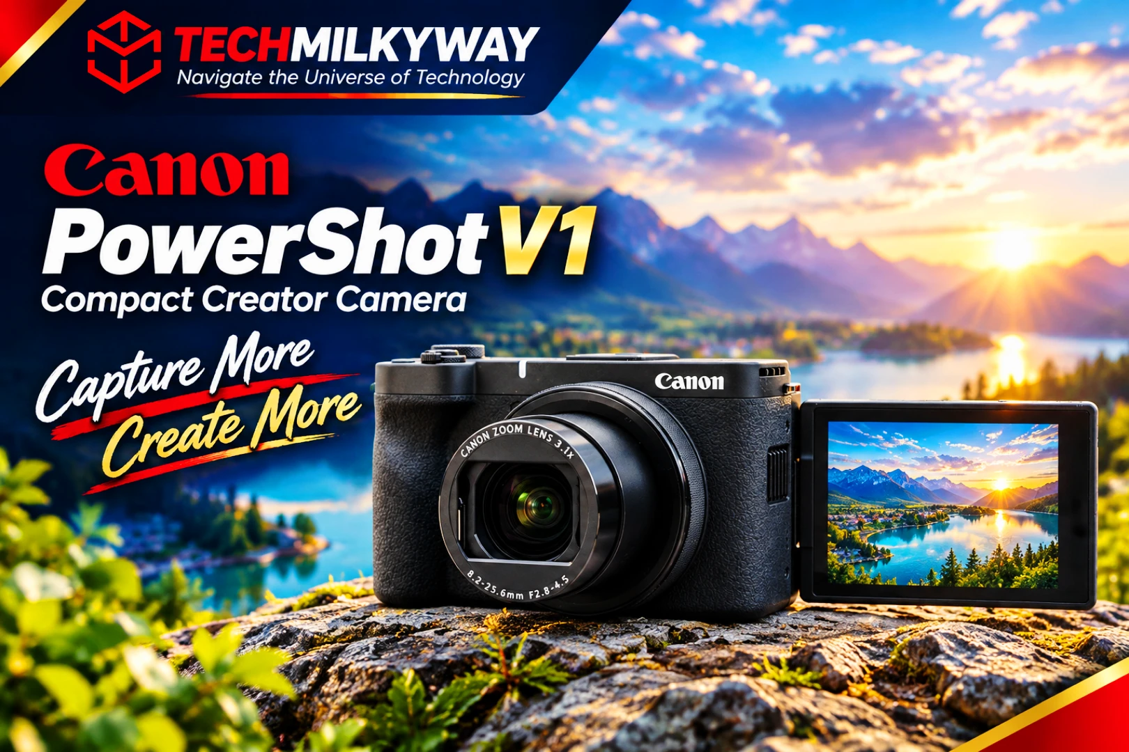 Camera suggestions for content creators in 2026 — lineup of vlogging cameras, Techmilkyway