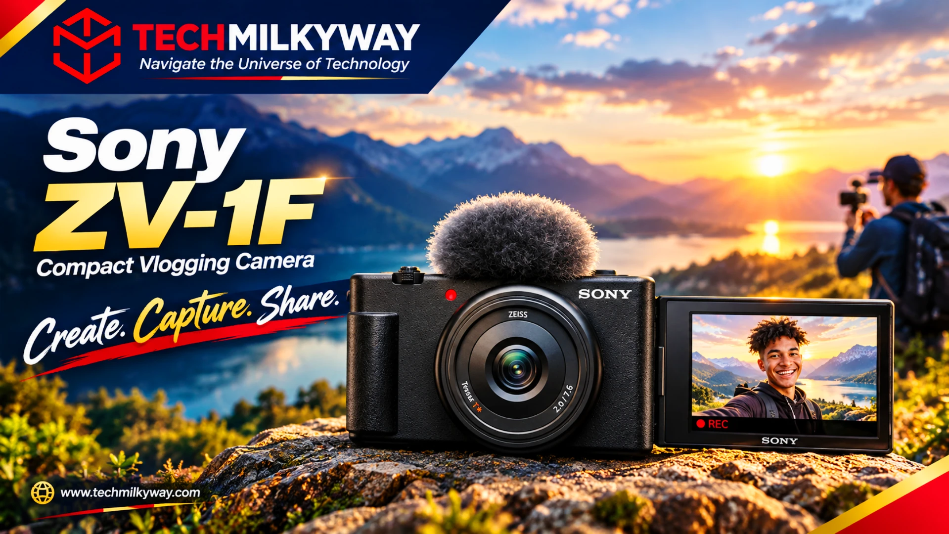 Camera suggestions for content creators in 2026 — lineup of vlogging cameras, Techmilkyway