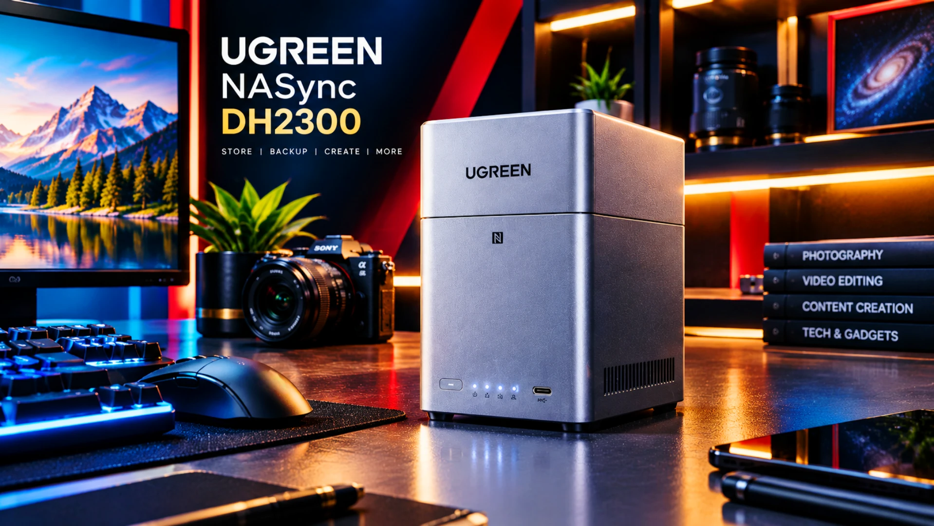 UGREEN NASync private cloud storage for content creators by Techmilkyway