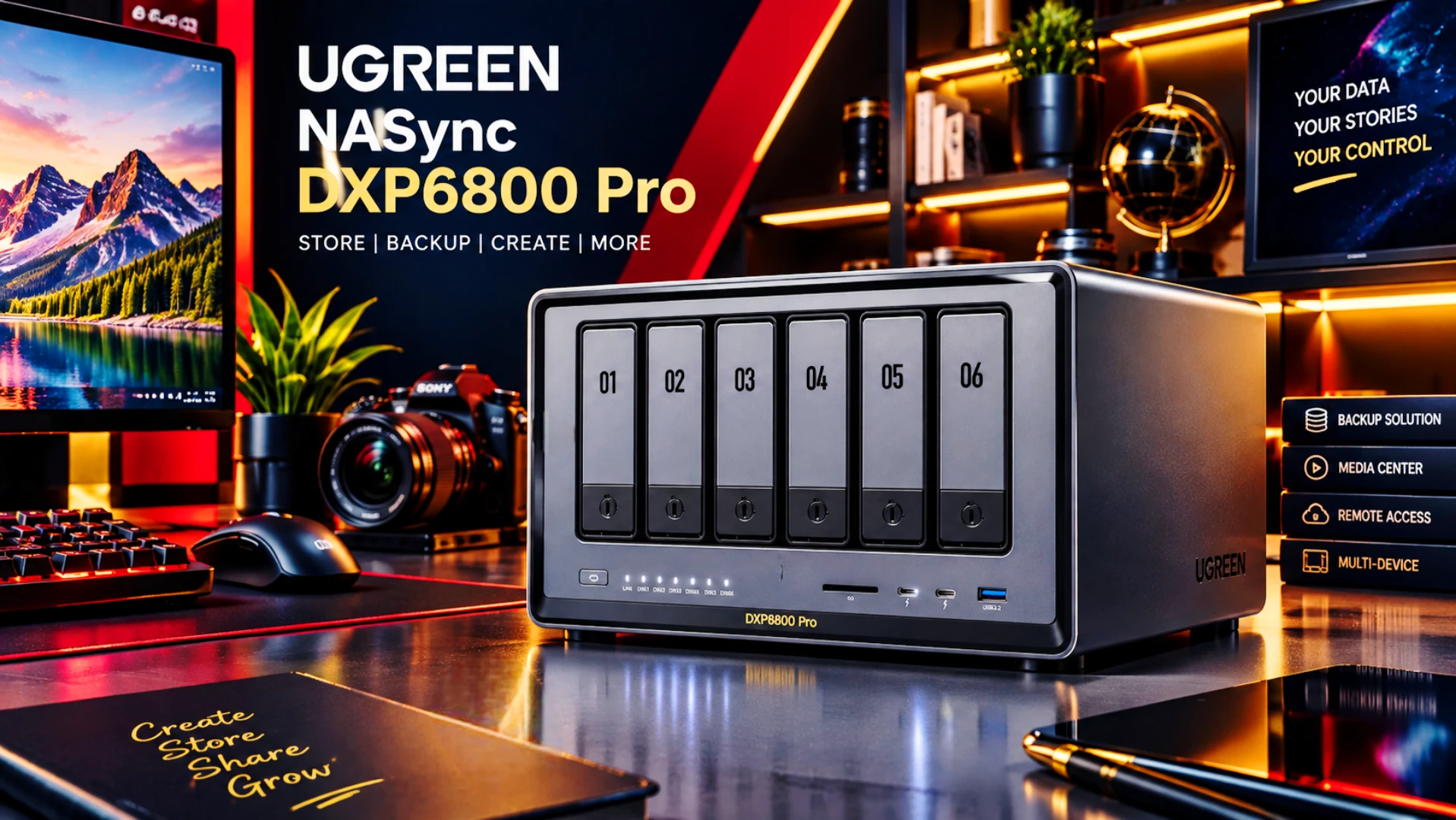 UGREEN NASync private cloud storage for content creators by Techmilkyway
